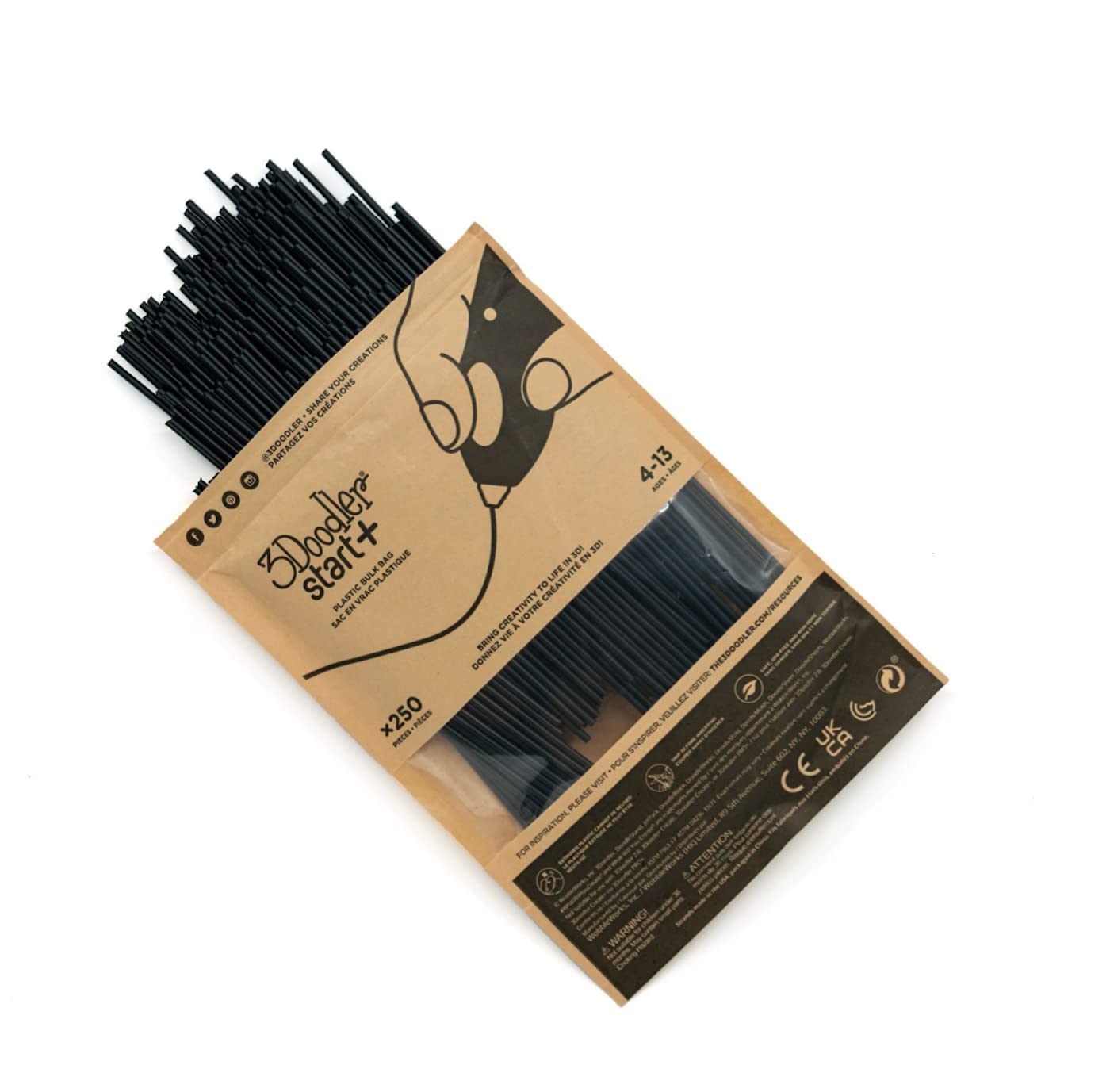 Amazon.co.jp: 【公式】【3Doodler Start + 専用】フィラメント 250本